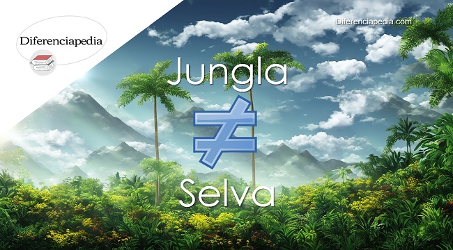 Diferencia entre jungla y selva | Diferenciapedia.com: La Web de las