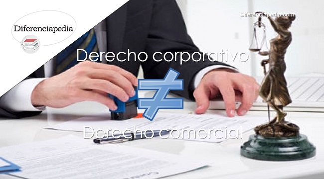 Diferencia entre derecho corporativo y derecho comercial