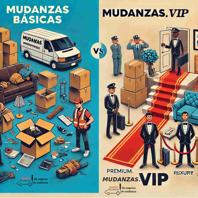 Diferencias entre mudanzas y mudanzas VIP