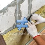 diferencia entre buen y mal aislamiento térmico