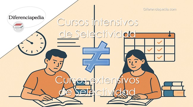diferencia entre cursos intensivos y cursos extensivos de selectividad