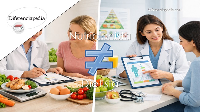 diferencia entre nutricionista y dietista