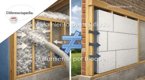 Diferencia entre aislamiento por insuflado y aislamiento por bloques