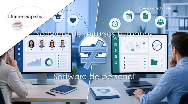 Diferencia entre software de recursos humanos y personal