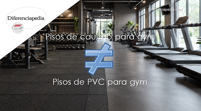 Diferencia entre pisos de caucho y pisos de PVC para gym